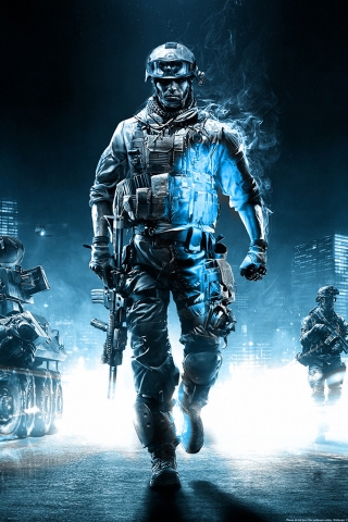Battlefield 3 Action Game for 320 x 480 iPhone resolution