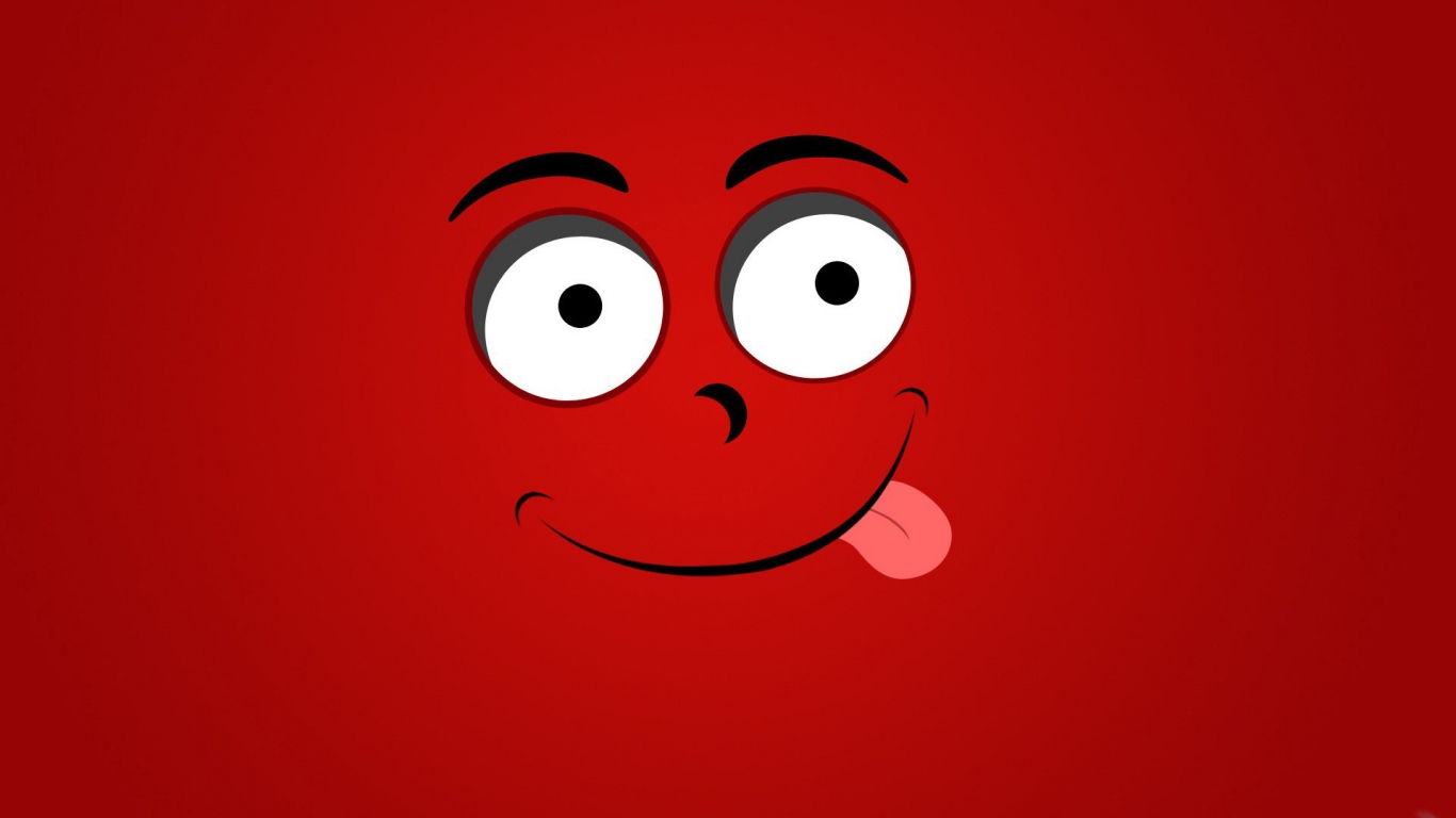Red Face for 1366 x 768 HDTV resolution